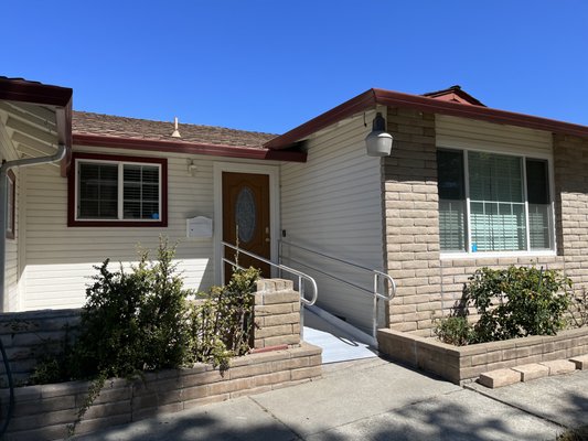 Front of The Rose Garden Elderly Care home in San Jose